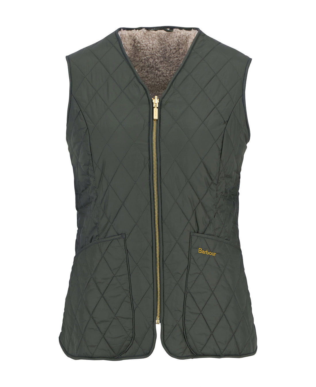 Markenfield Liner - Olive/Natural