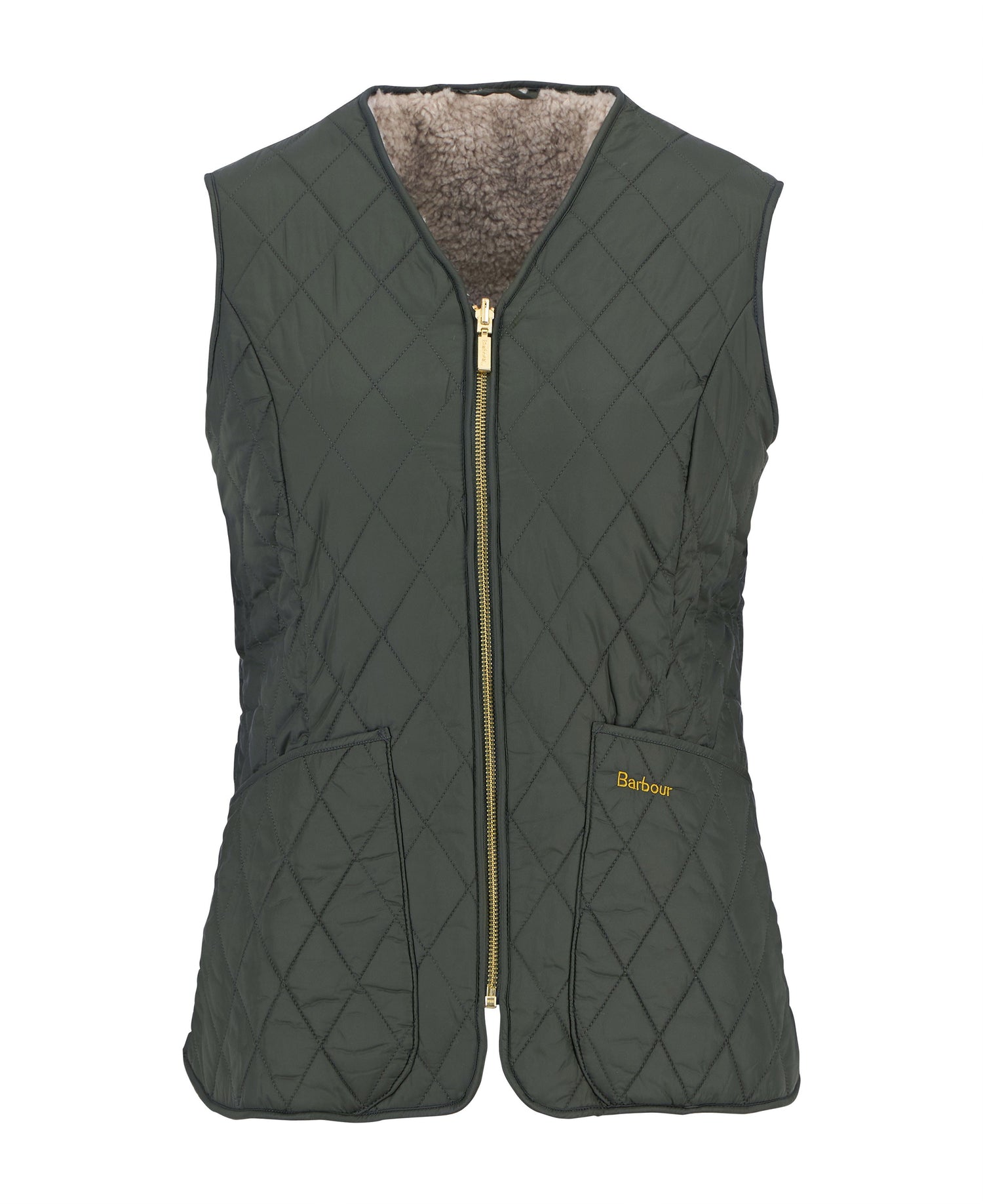 Markenfield Liner - Olive/Natural