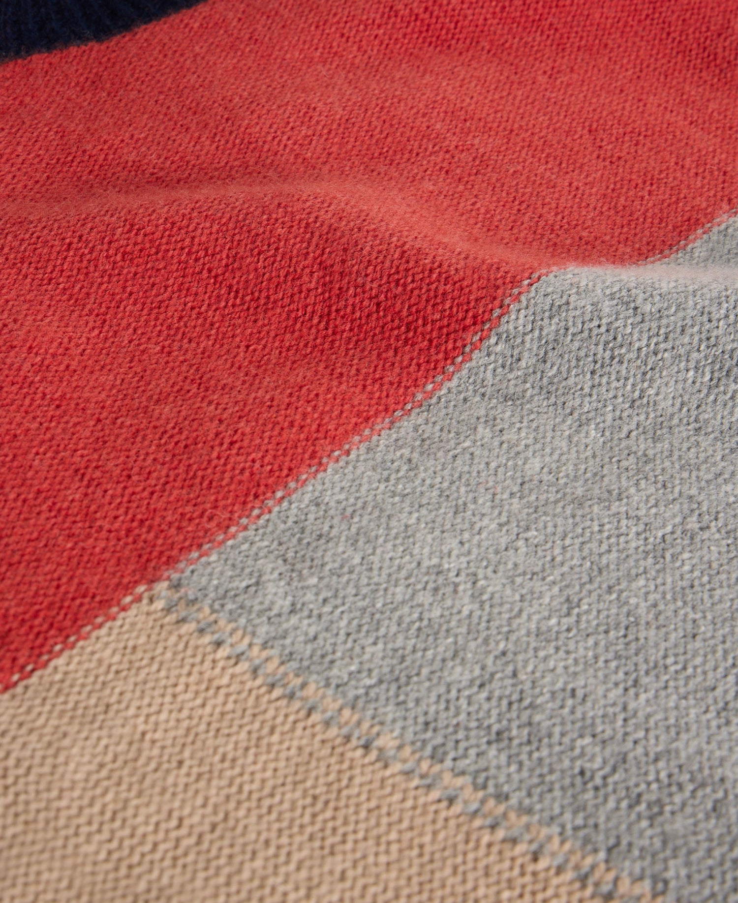 Mary Colourblock Jumper - Grey Multi