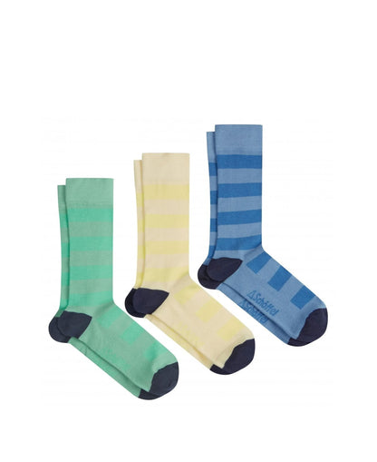 Bamboo Socks-3 Pack - Pale Lemon