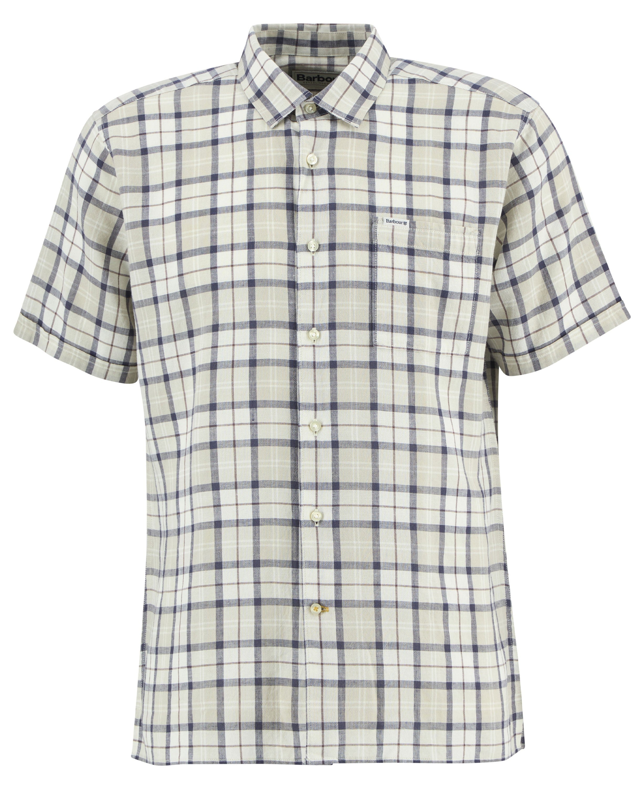 Midfield Tartan Summer Fit Shirt - Oban Mist Tartan