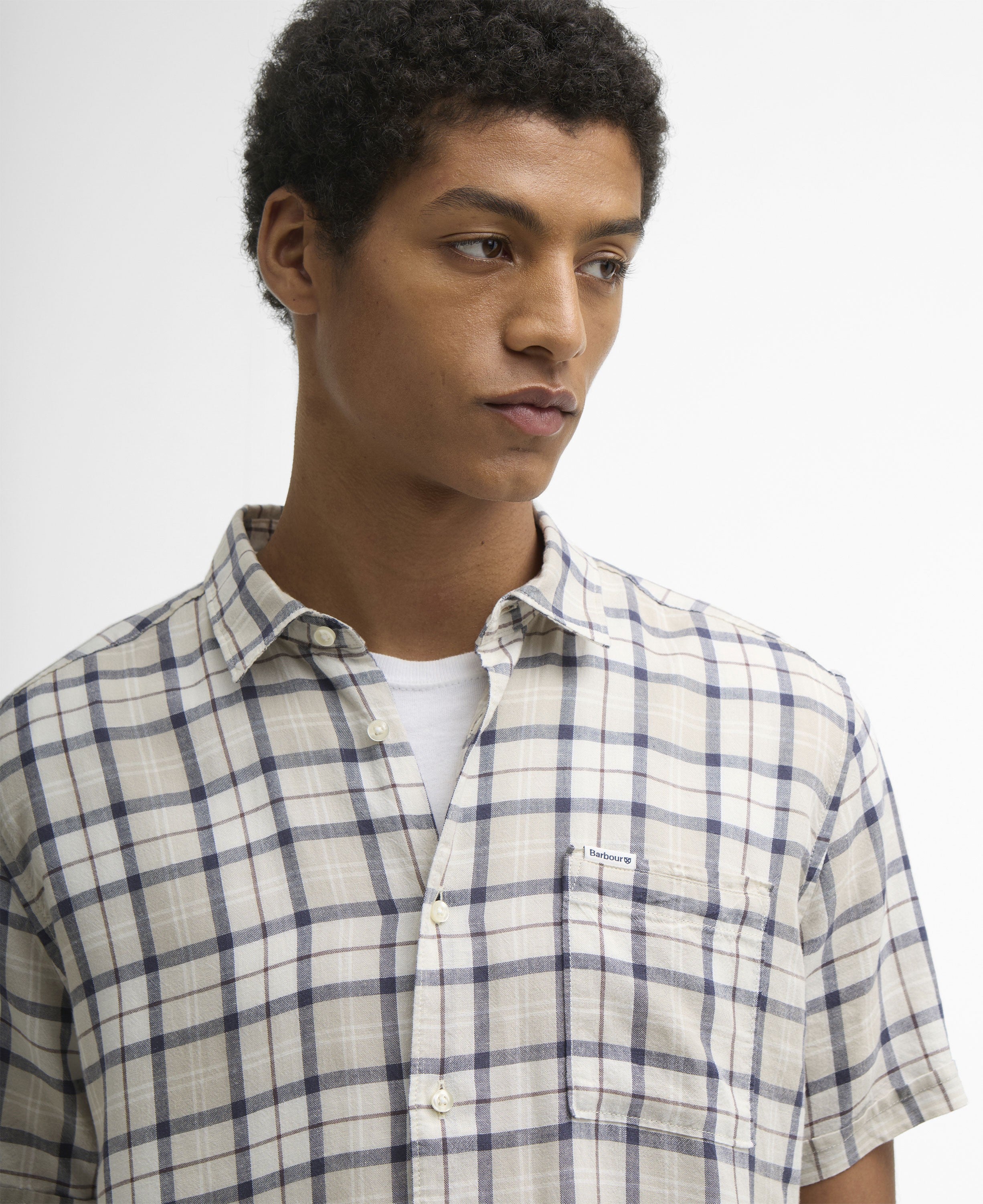 Midfield Tartan Summer Fit Shirt - Oban Mist Tartan