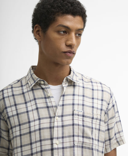 Midfield Tartan Summer Fit Shirt - Oban Mist Tartan