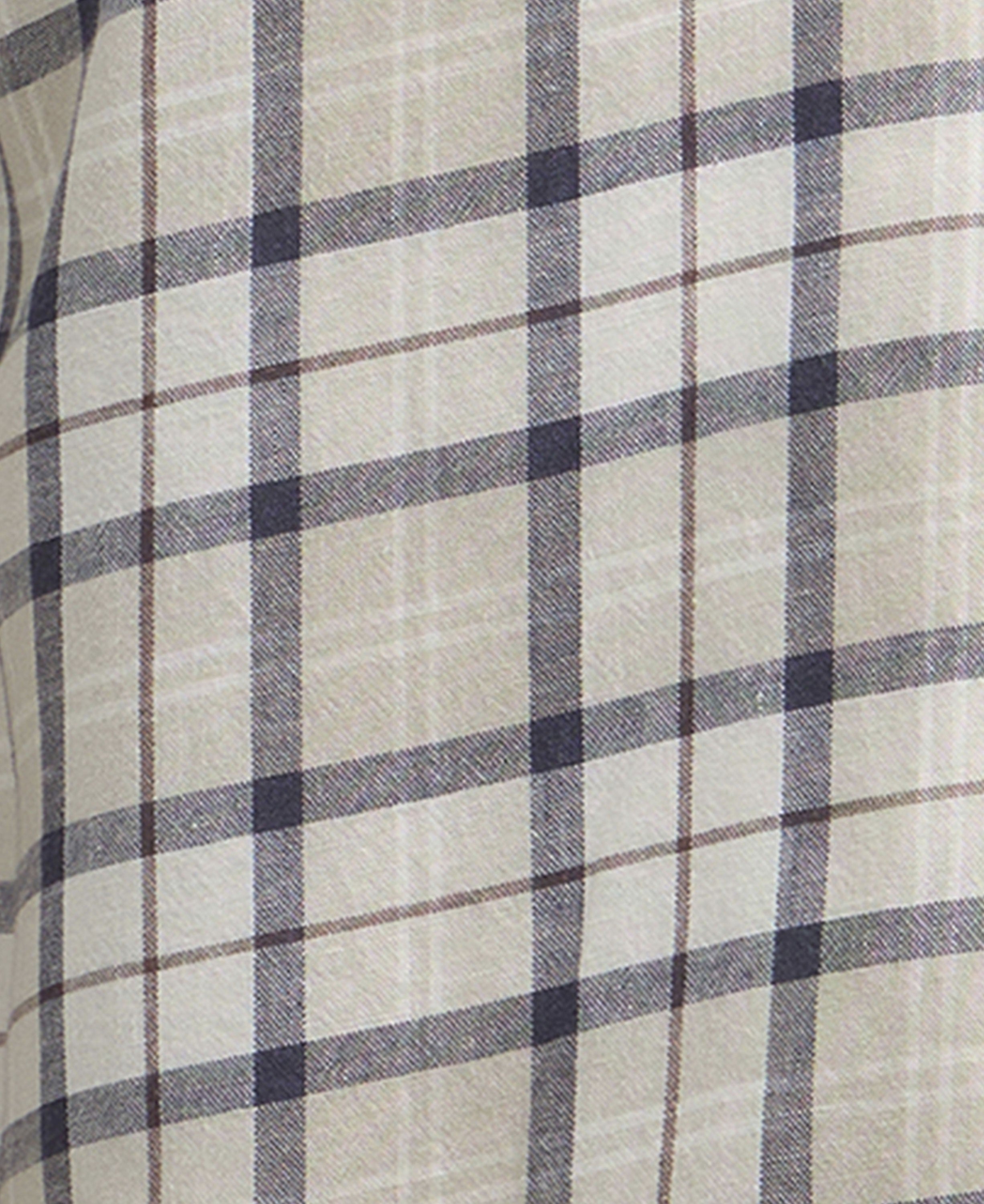 Midfield Tartan Summer Fit Shirt - Oban Mist Tartan