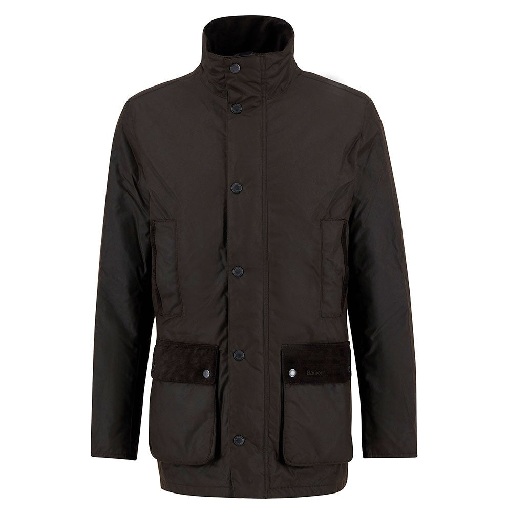 Modern Border Wax Jacket - Dark Brown