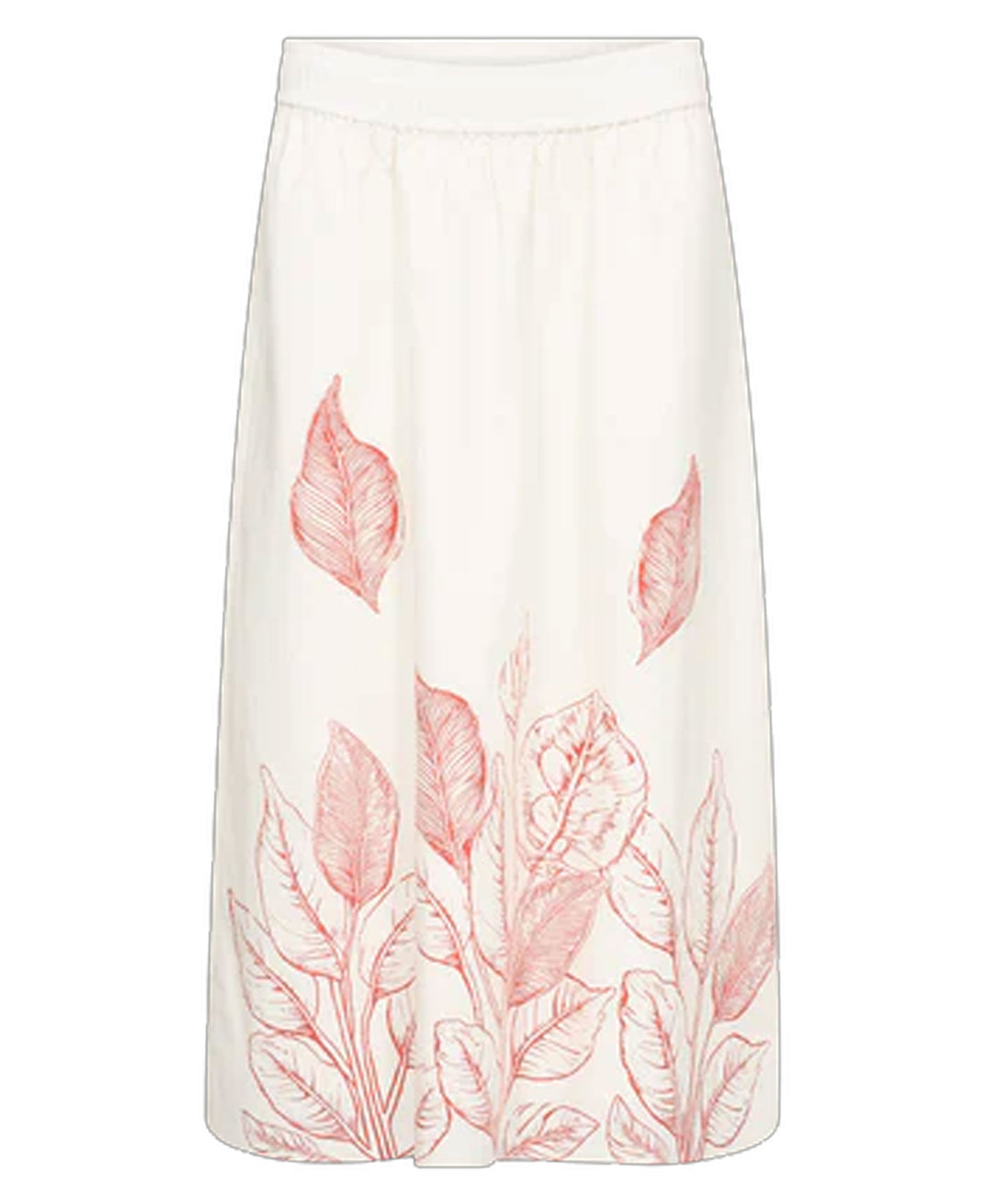 Tessan Monochrome Skirt - Ecru