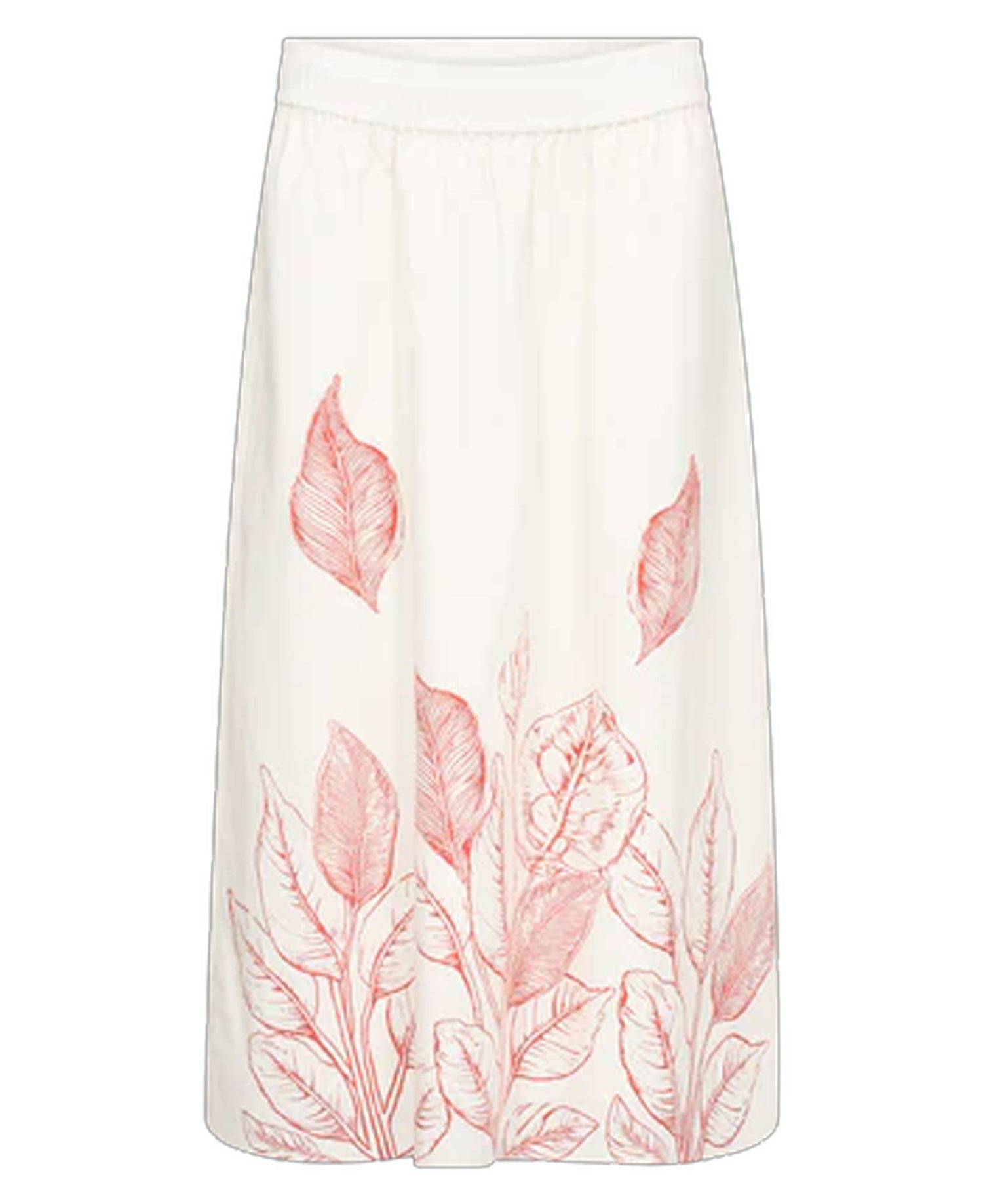 Tessan Monochrome Skirt - Ecru