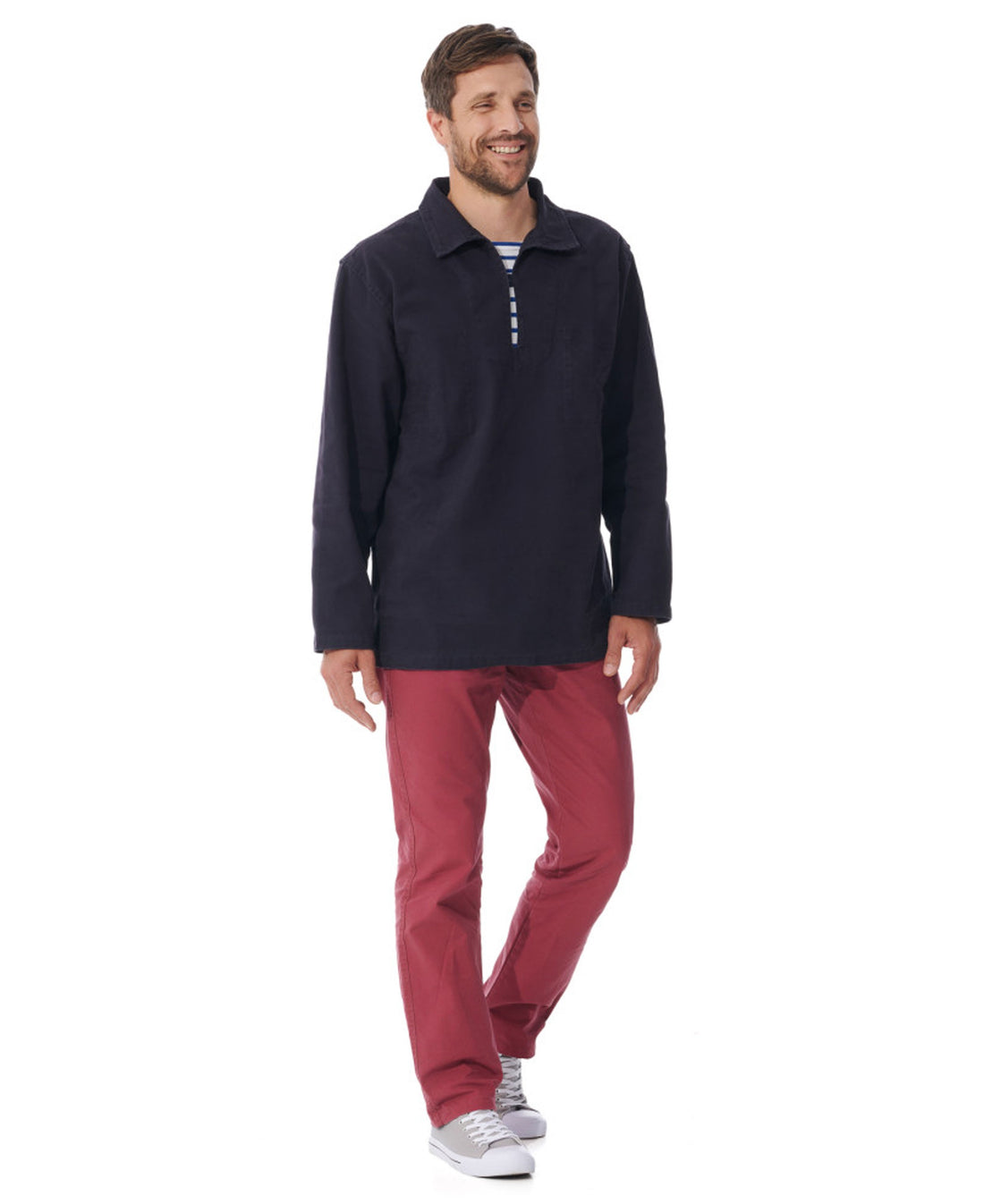 Cachou Fishermans Smock - Marine