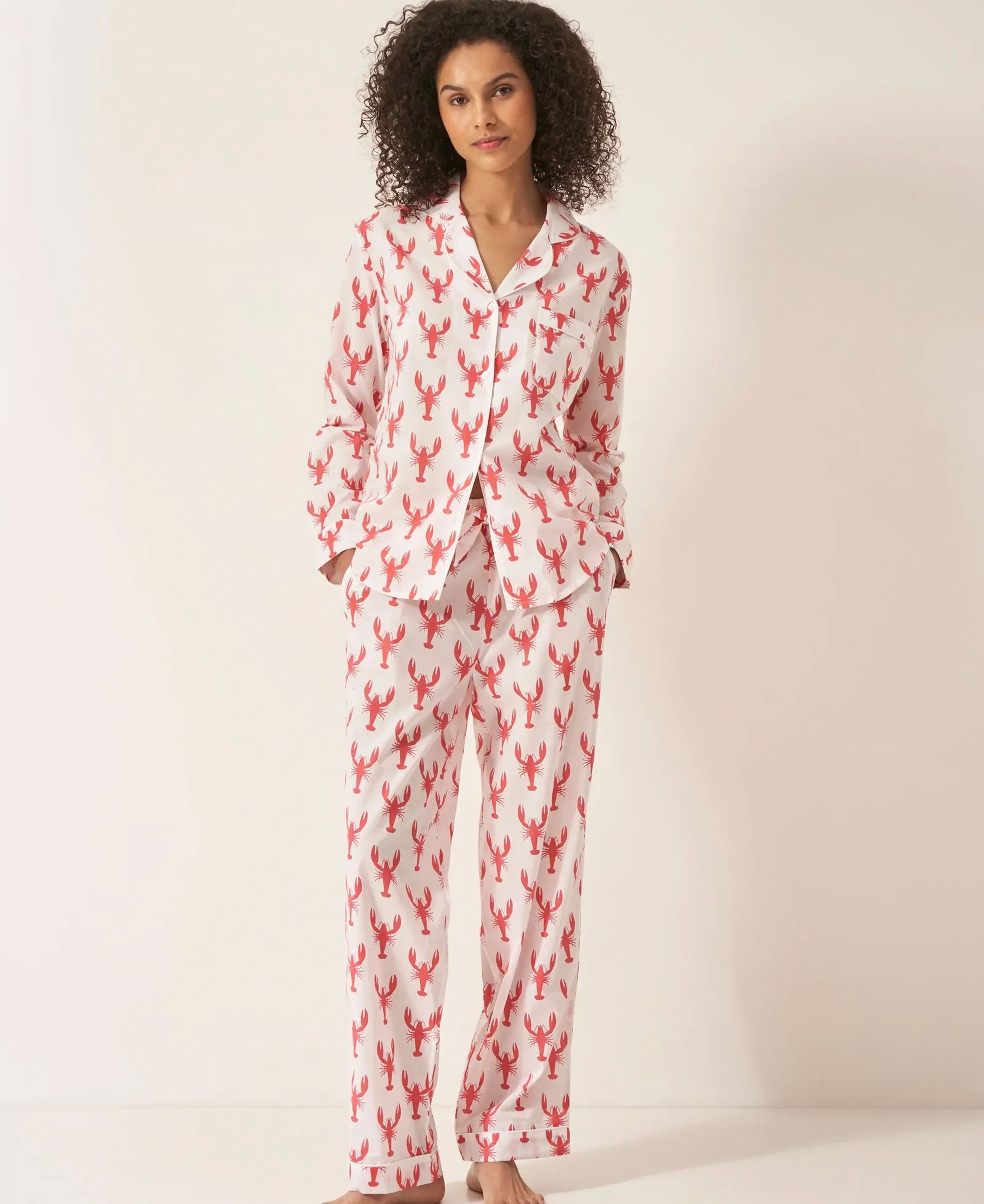 Pyjama Trouser Set - Red Lobsters