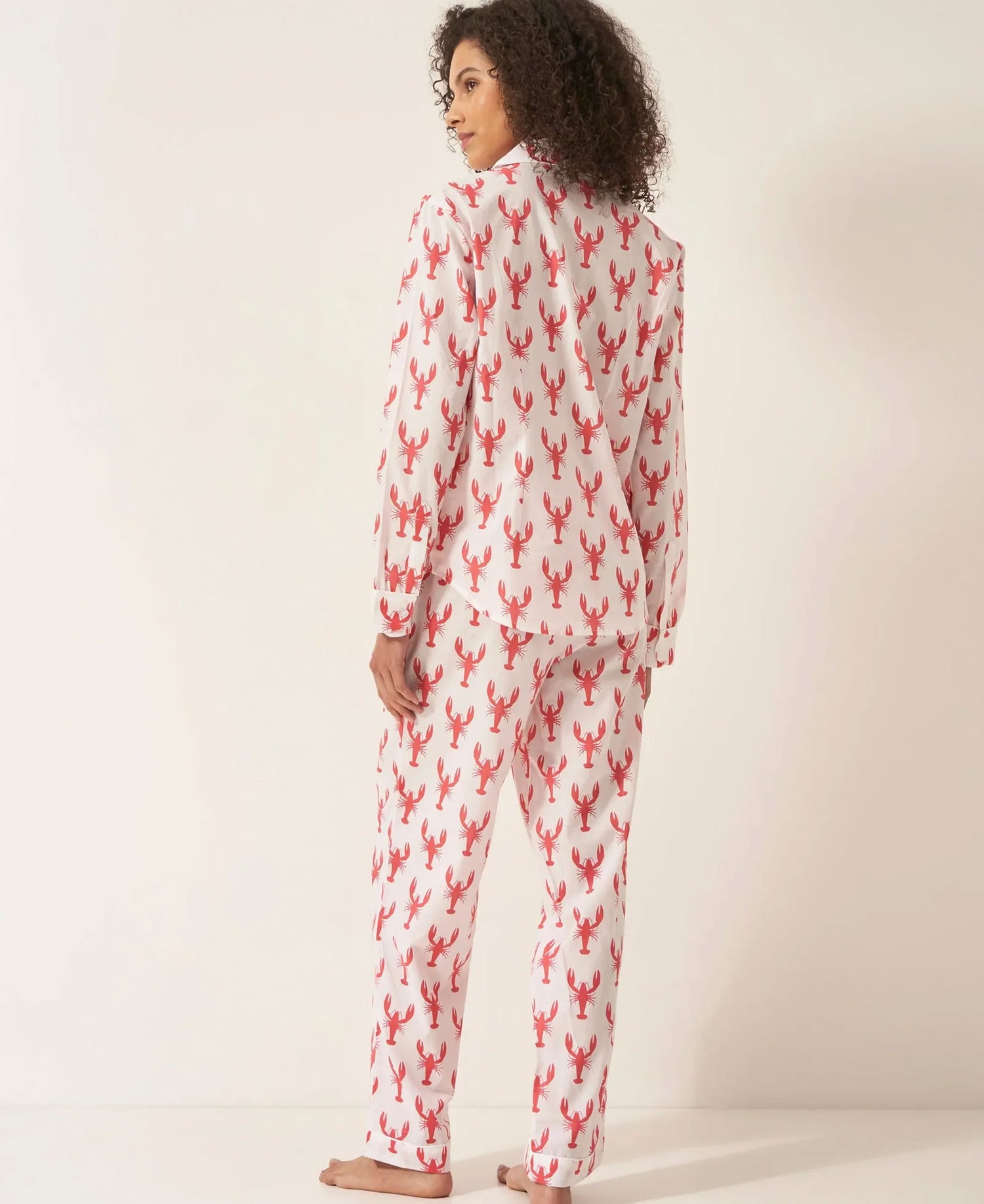 Pyjama Trouser Set - Red Lobsters