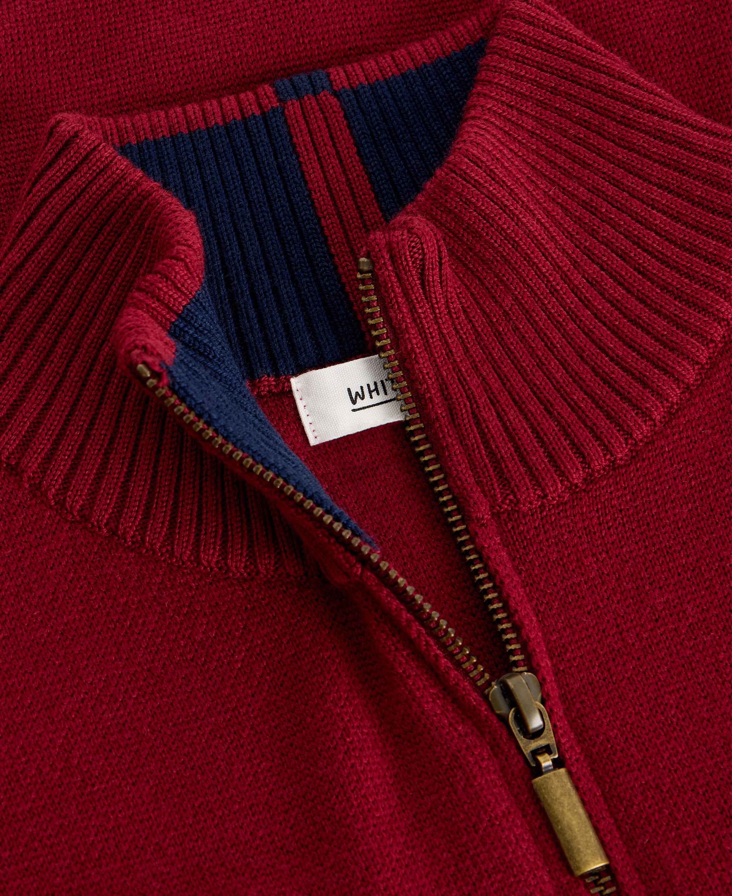 Newport Merino Funnel - Deep Red
