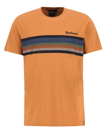 Newsham Printed Stripe T-Shirt - Sunset Haze