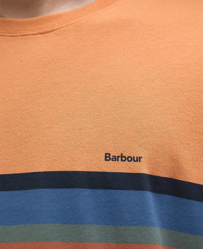 Newsham Printed Stripe T-Shirt - Sunset Haze