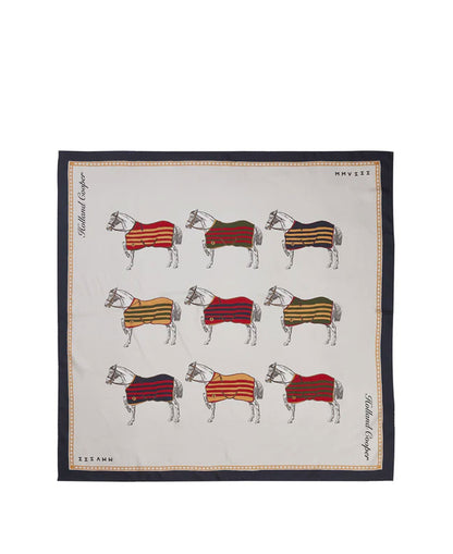 Nine Horse Silk Scarf - Nine Horse