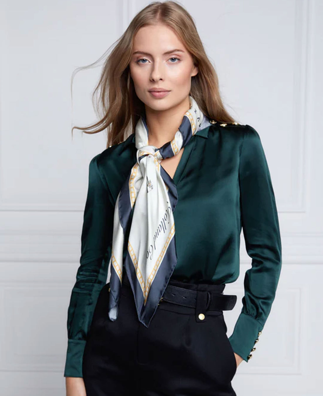 Nine Horse Silk Scarf - Nine Horse