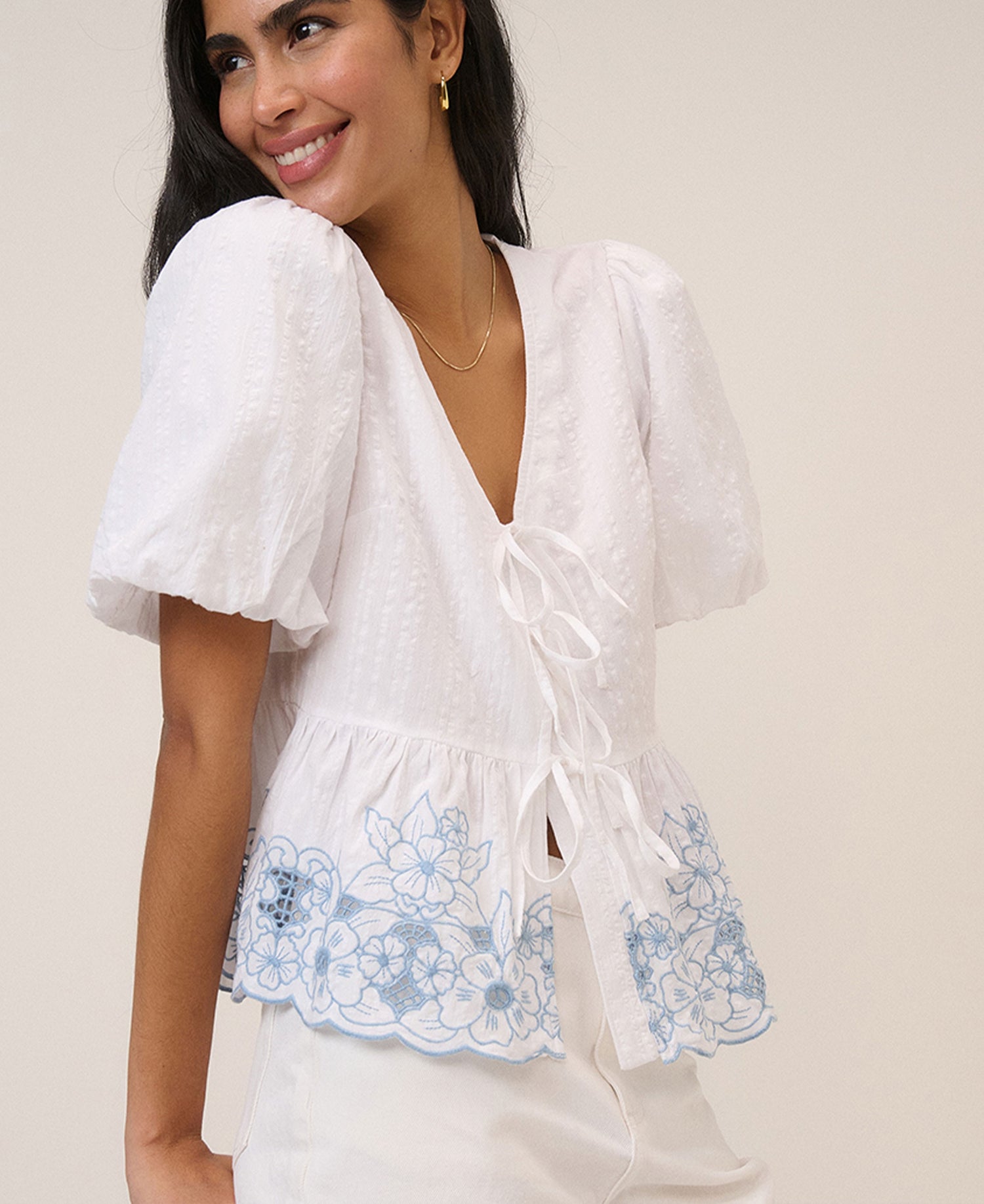 Aries Blouse - White