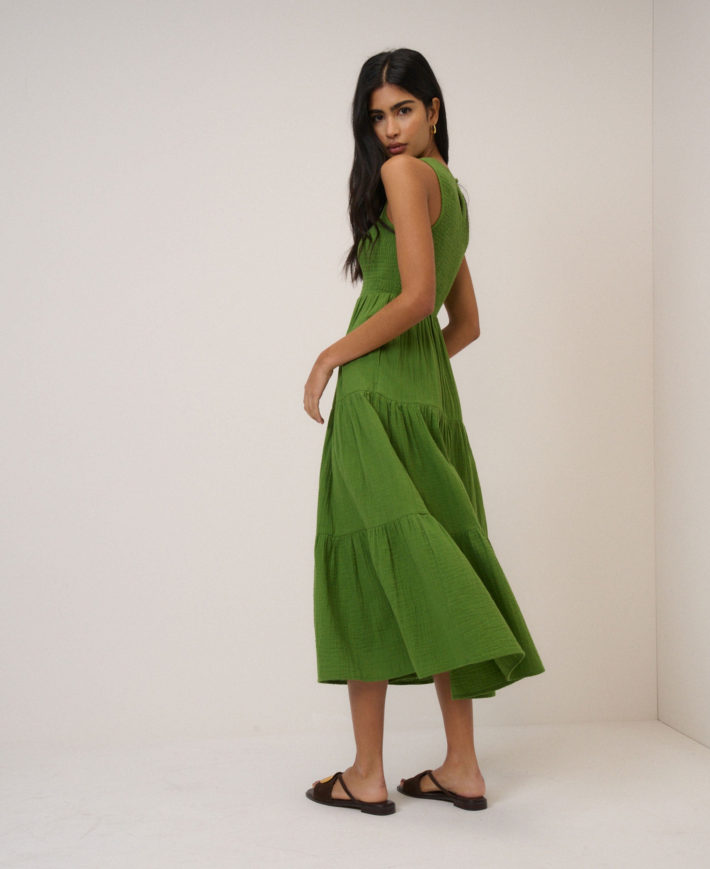 Charlie Midaxi Dress - Green