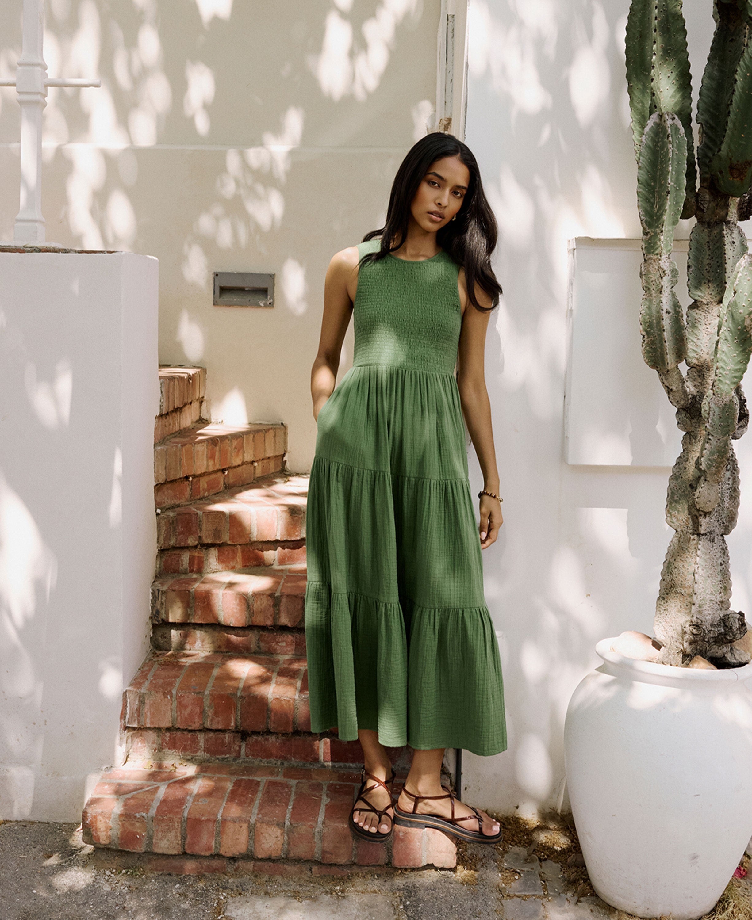 Charlie Midaxi Dress - Green