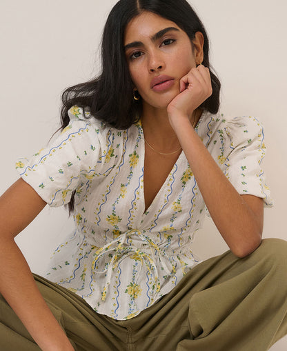 Cordelia Top - White