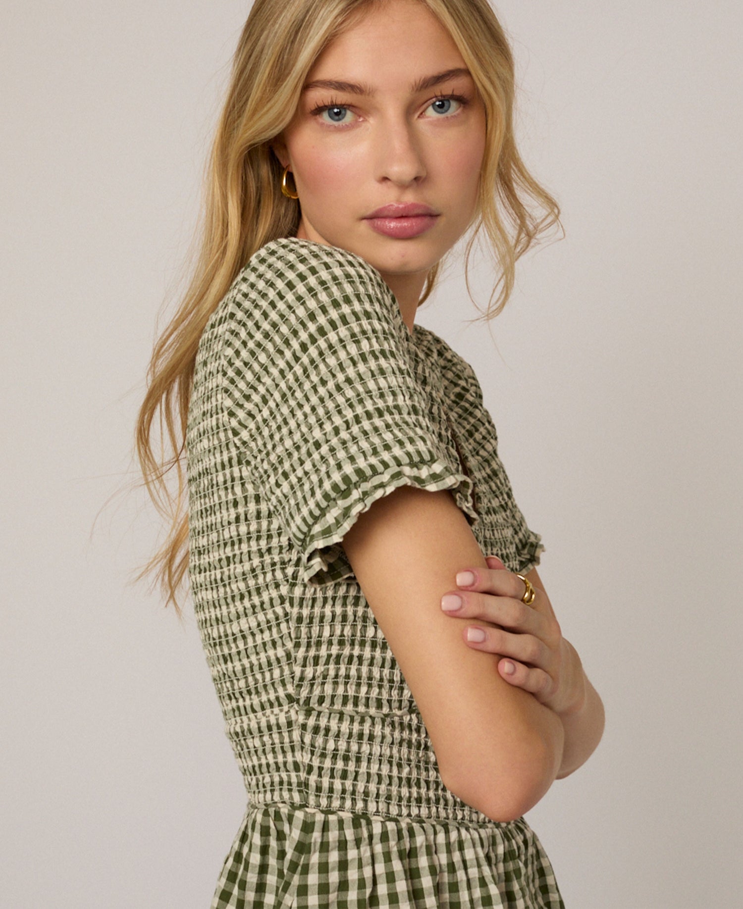 Eliza Midi Dress - Green