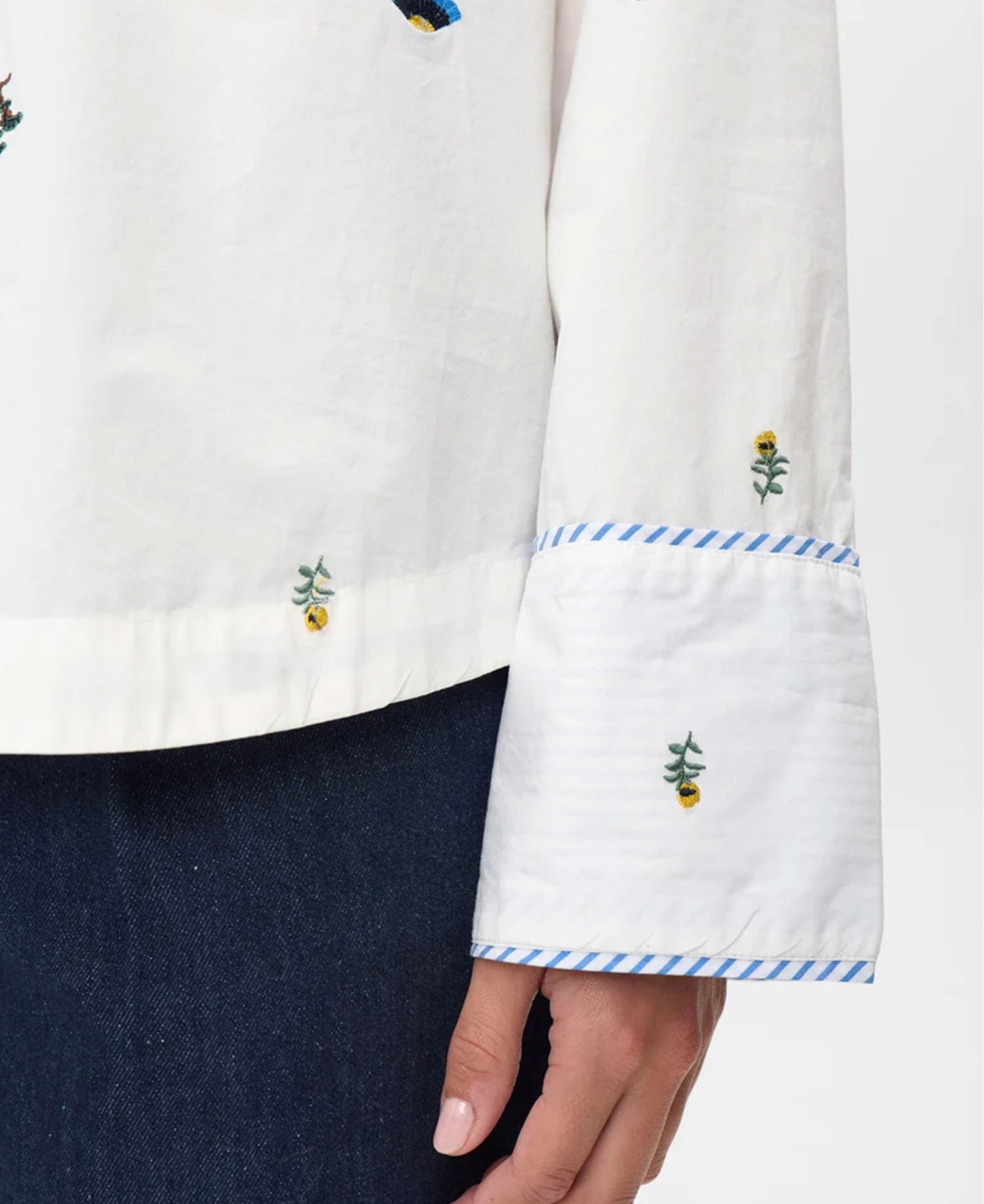 Nuchiro Boxy Shirt - Cloud Dancer