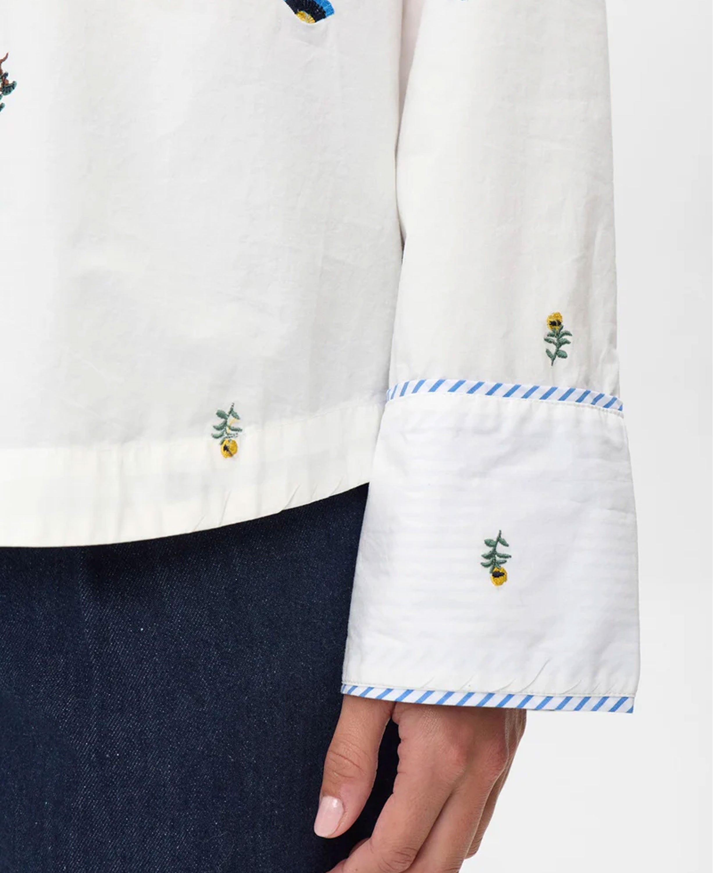 Nuchiro Boxy Shirt - Cloud Dancer