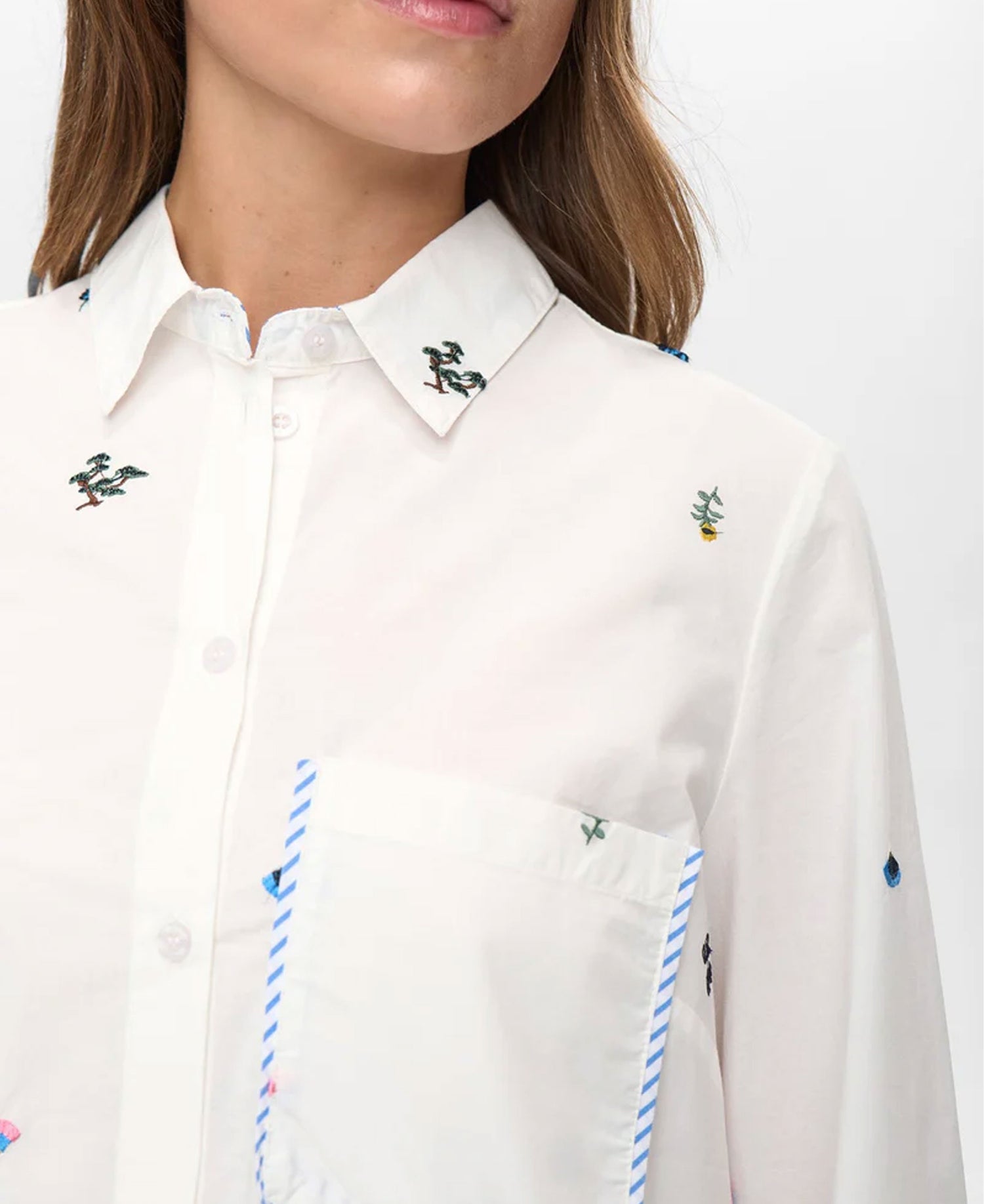 Nuchiro Boxy Shirt - Cloud Dancer