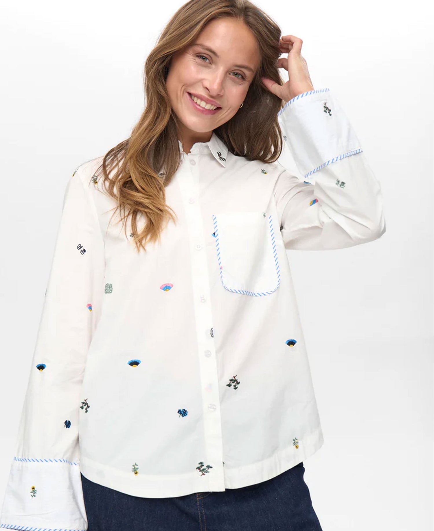 Nuchiro Boxy Shirt - Cloud Dancer