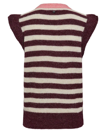 Nuciara Riette Stripe Vest - Winetasting