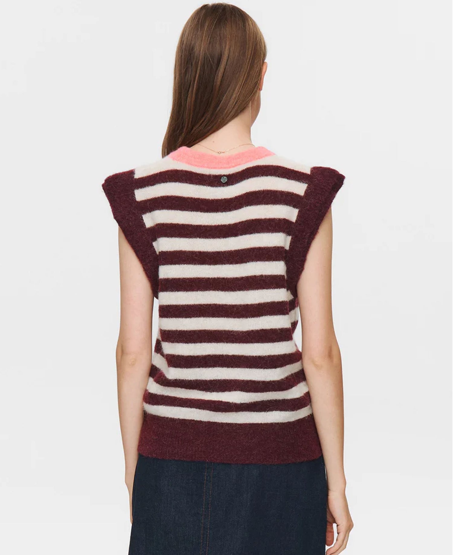 Nuciara Riette Stripe Vest - Winetasting