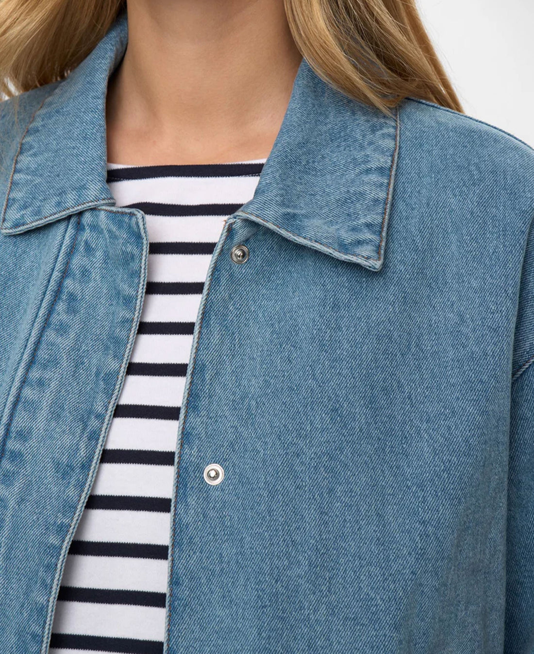 Nudenima Jacket - Medium Blue Denim