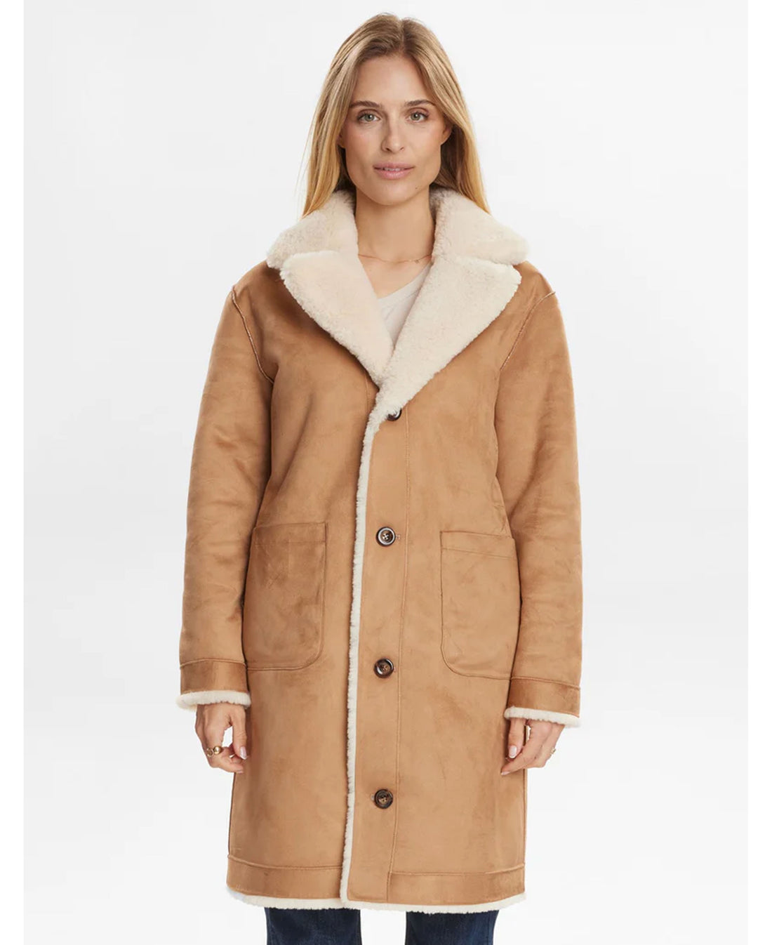 Nuelliot Reversible Coat - Cognac