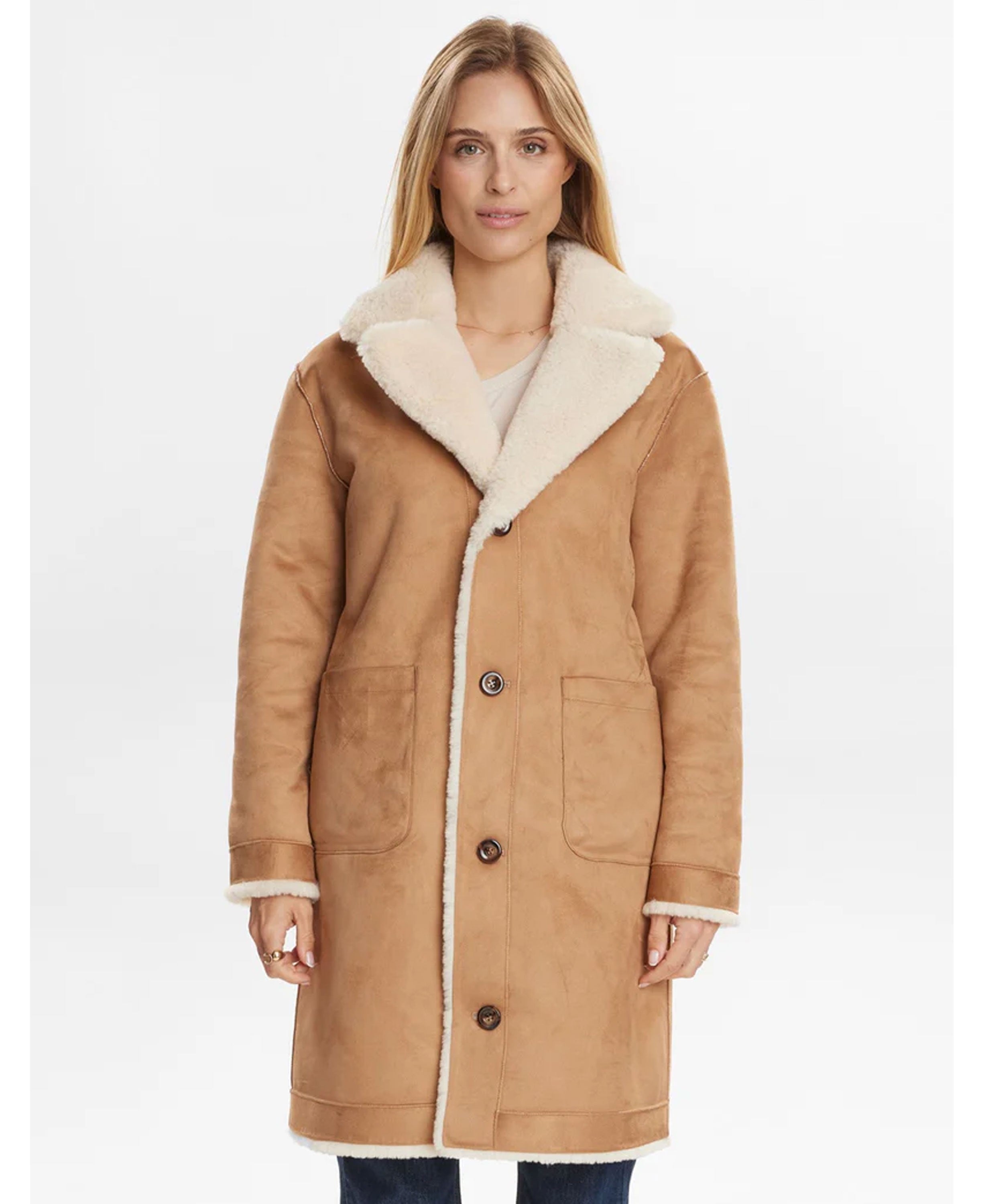 Nuelliot Reversible Coat - Cognac