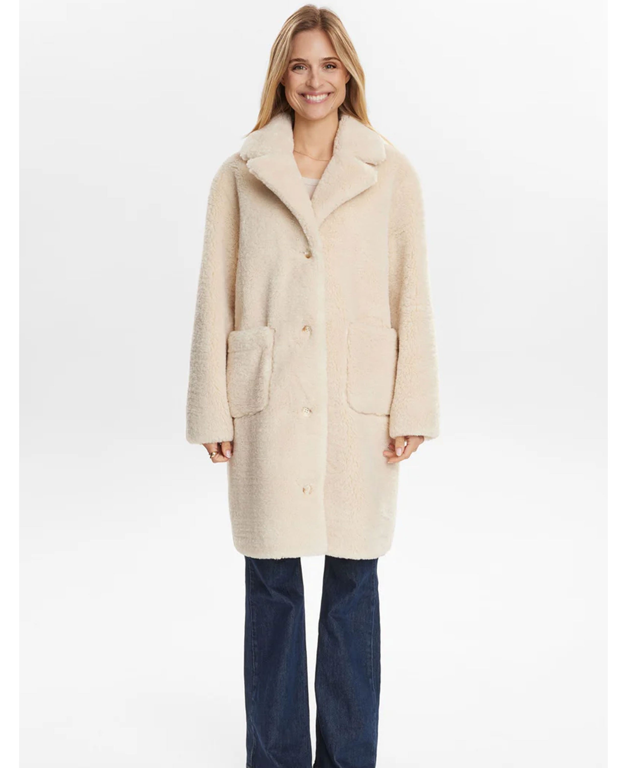 Nuelliot Reversible Coat - Cognac
