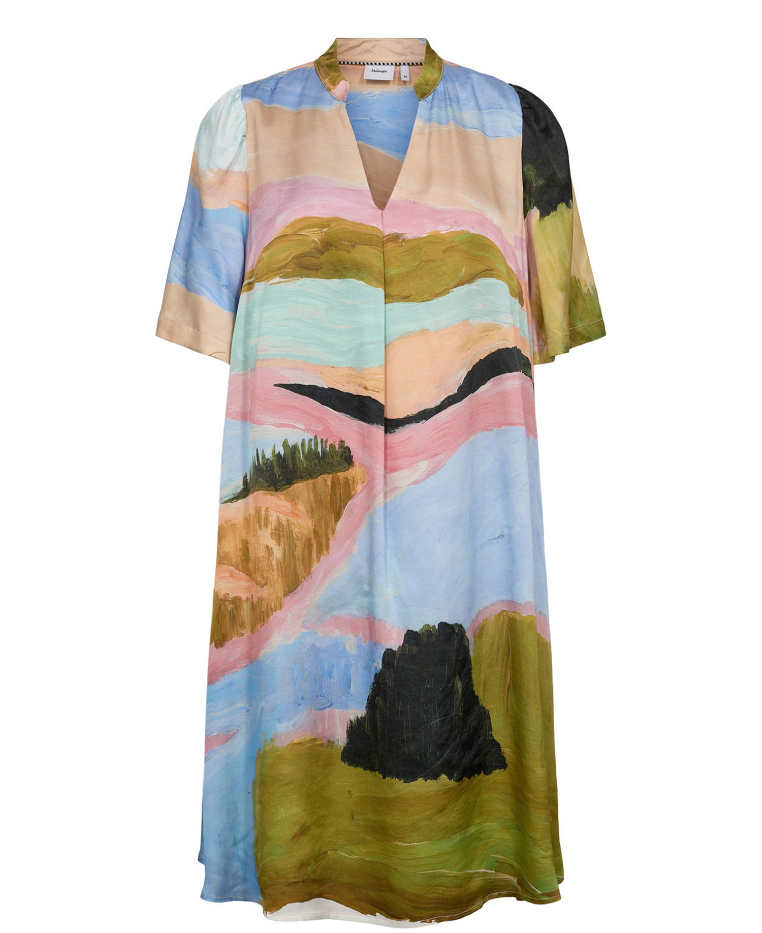 Numeadow V-Neck Dress - Peony