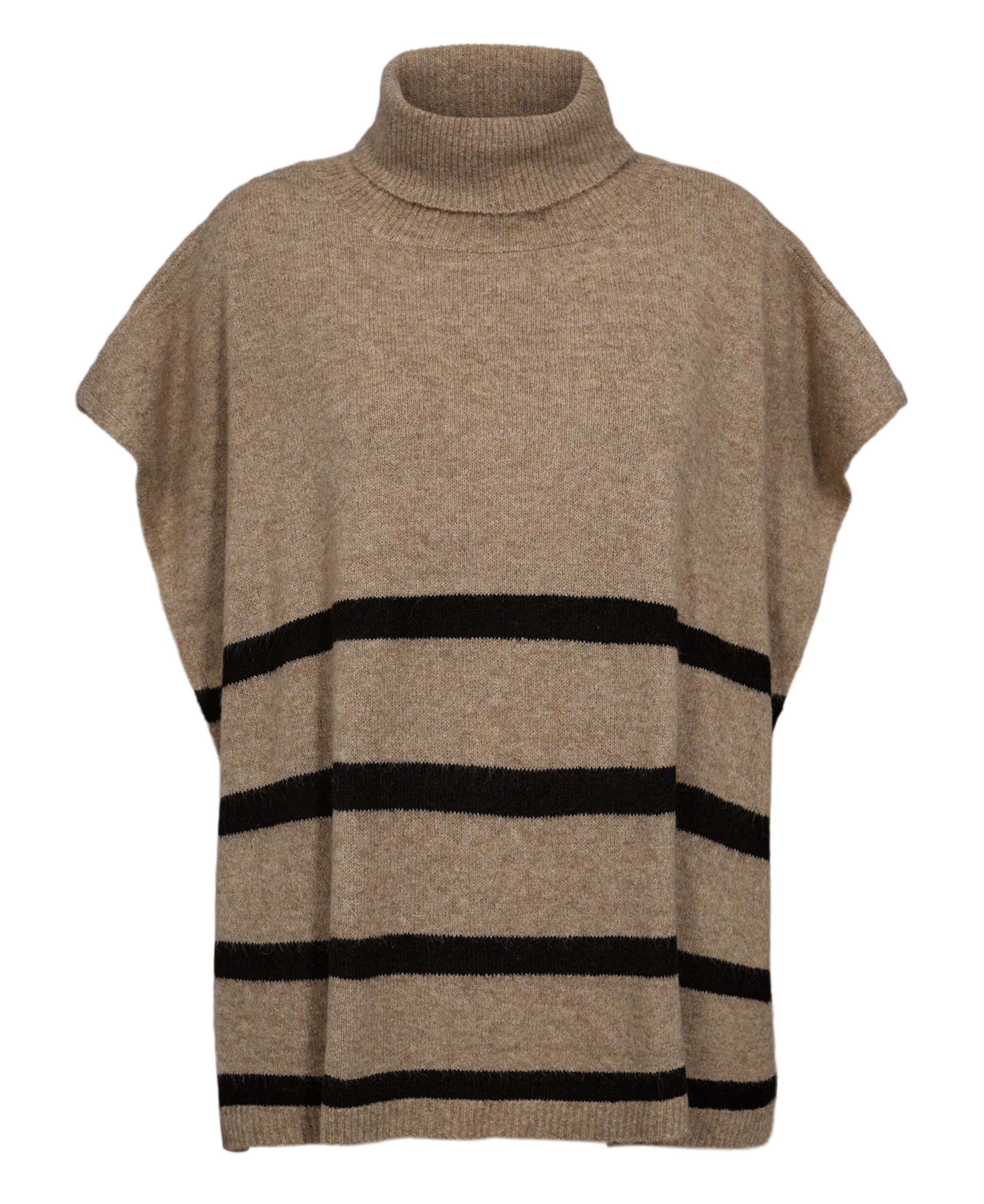 Nunemba Rollneck Poncho - Tiger&