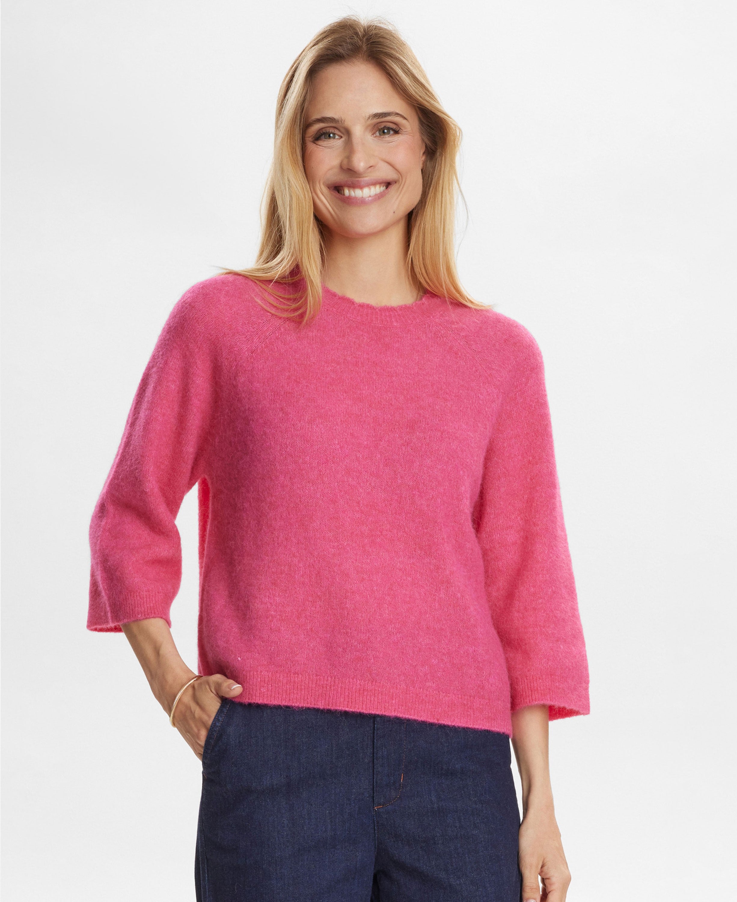 Nuriette Selma Pullover - Fandango Pink
