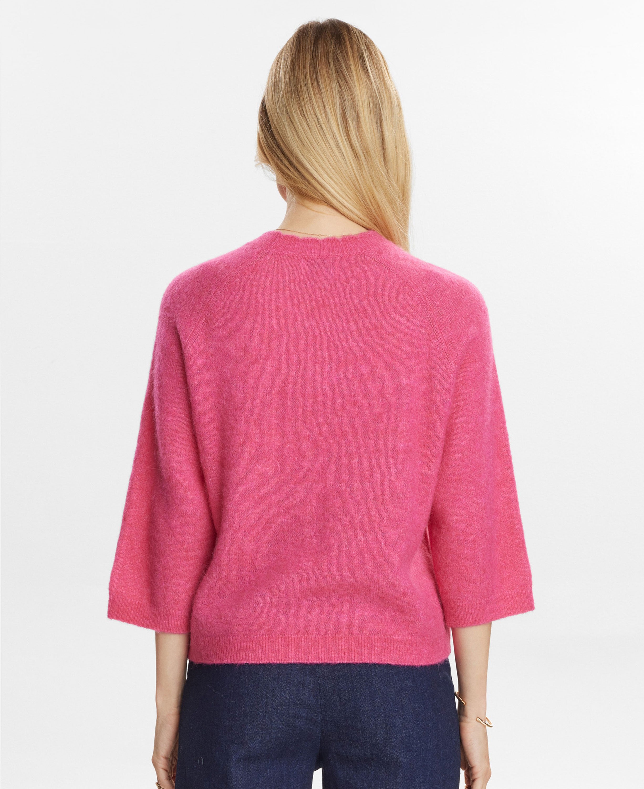Nuriette Selma Pullover - Fandango Pink