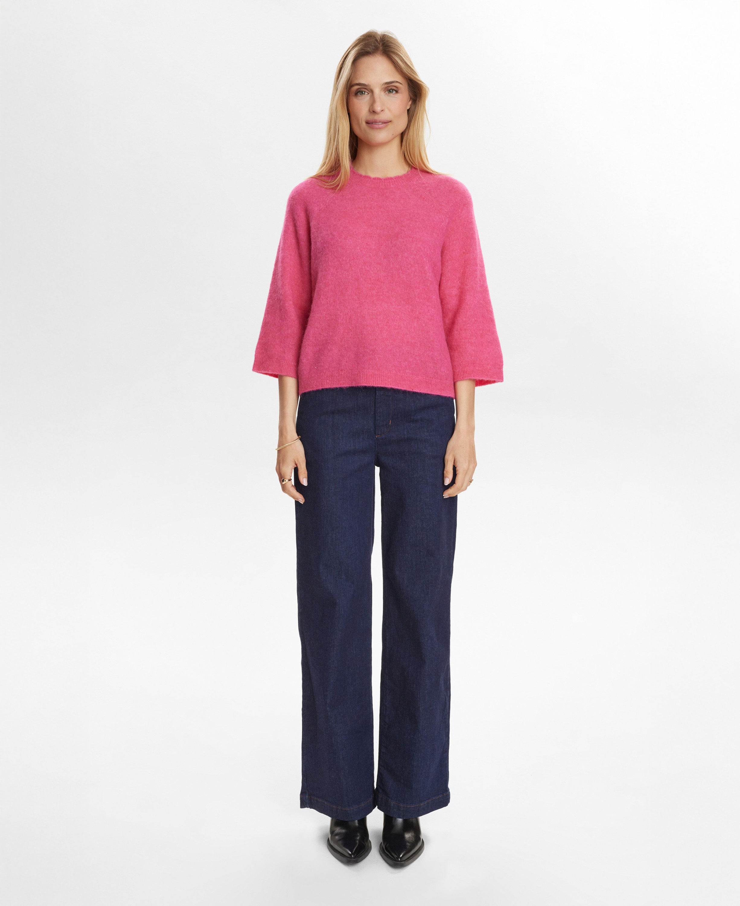 Nuriette Selma Pullover - Fandango Pink
