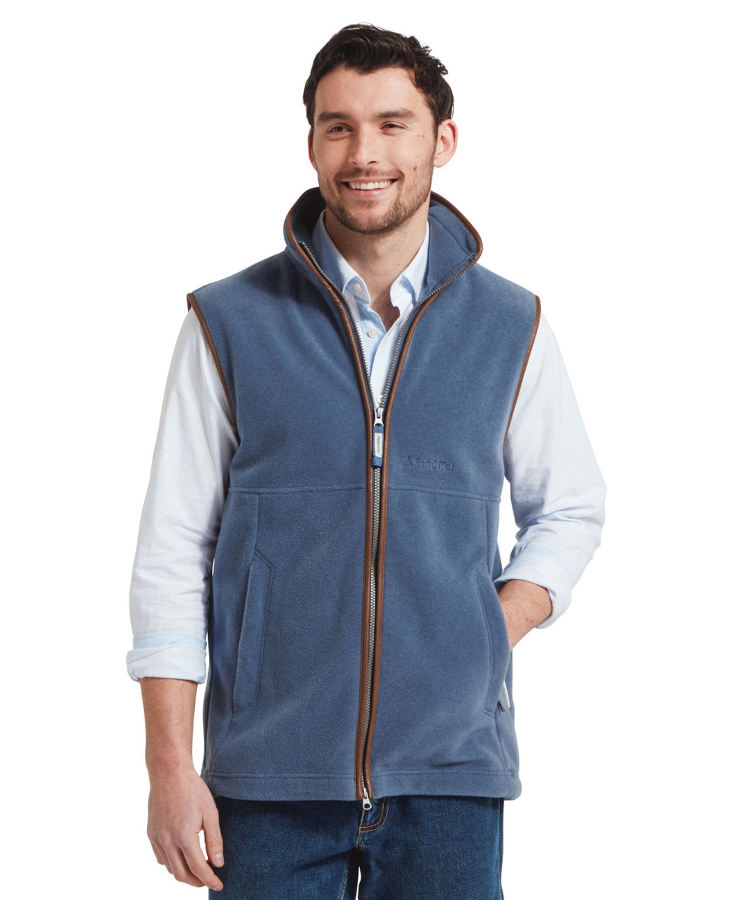 Oakham Fleece Gilet - Storm Blue