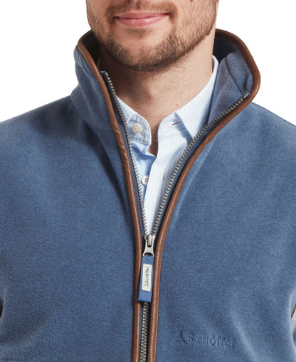 Oakham Fleece Gilet - Storm Blue