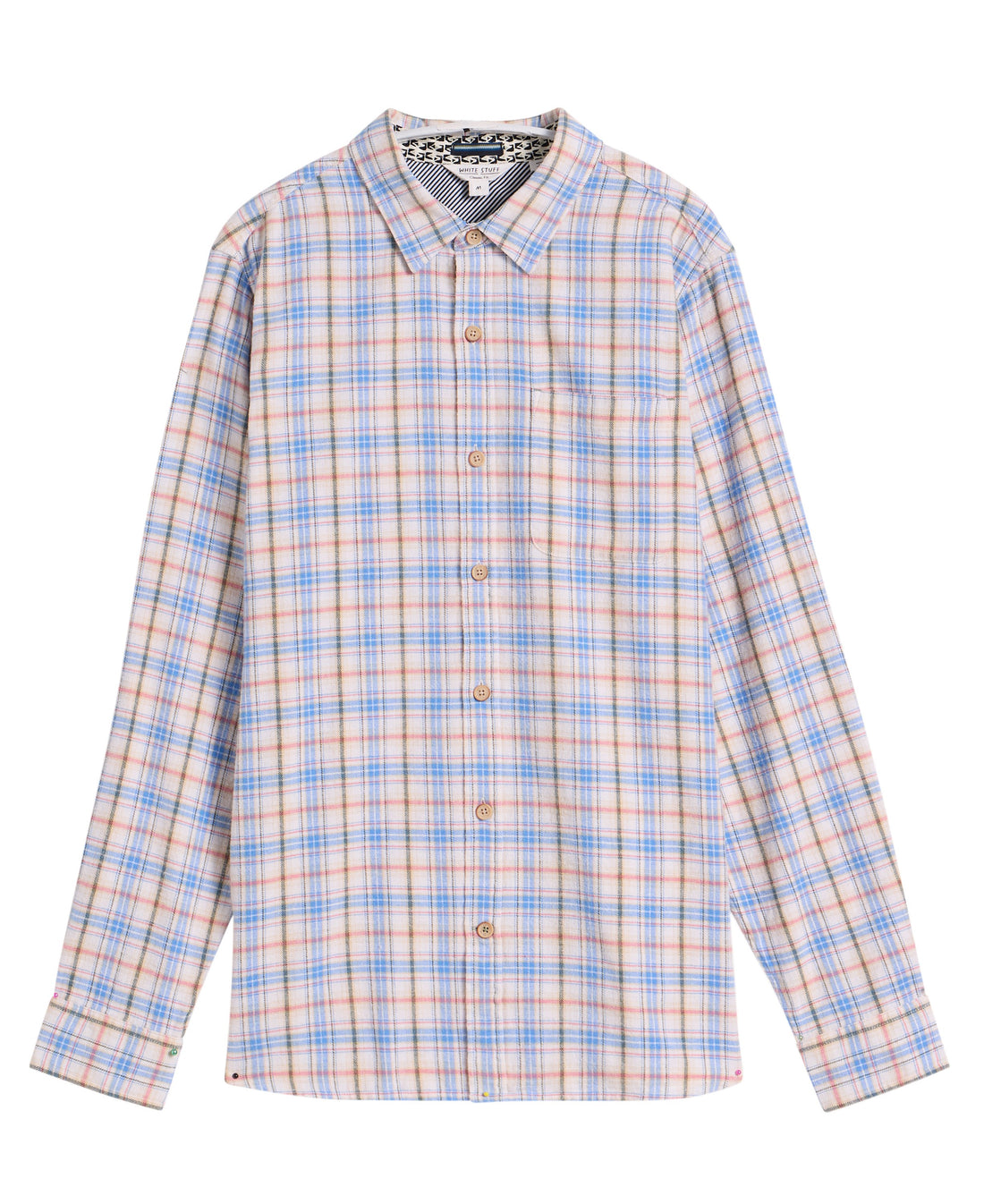 Oakham Multi Check Shirt - Natural Multi