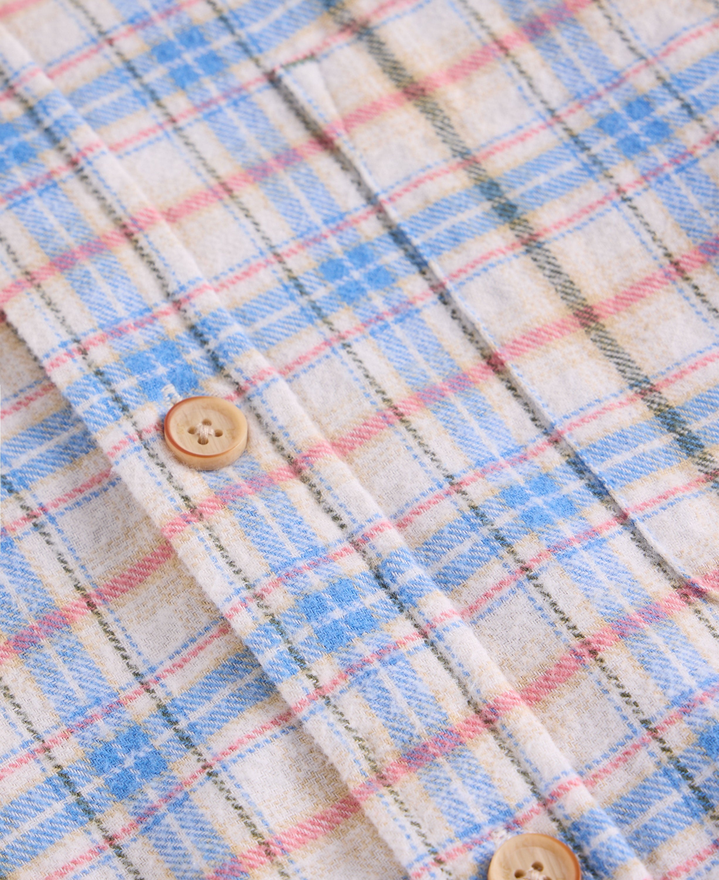 Oakham Multi Check Shirt - Natural Multi