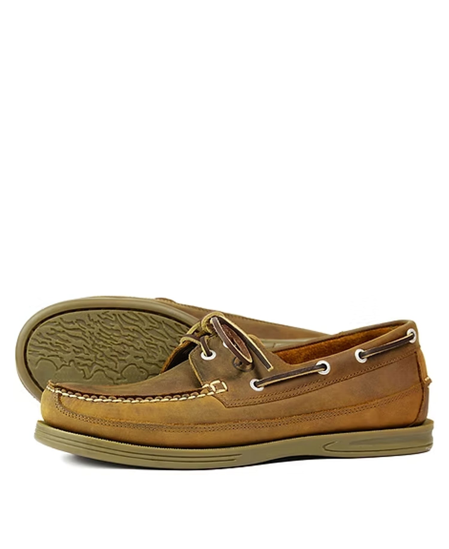 Fowey Deck Shoes - Sand