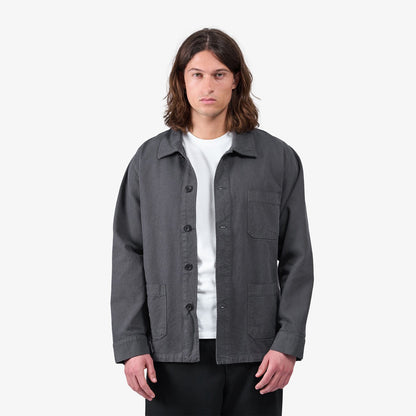 Organic Workwear Jacket - Lava Grey