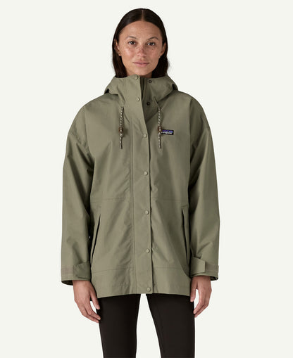 Outdoor Everyday Rain Jacket - River Rock Green