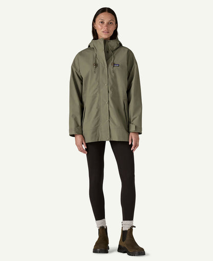 Outdoor Everyday Rain Jacket - River Rock Green