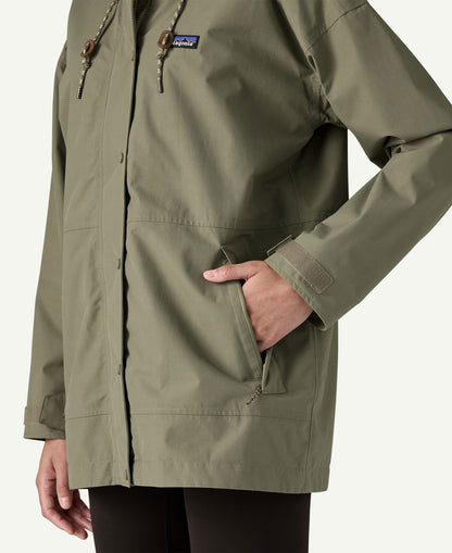 Outdoor Everyday Rain Jacket - River Rock Green
