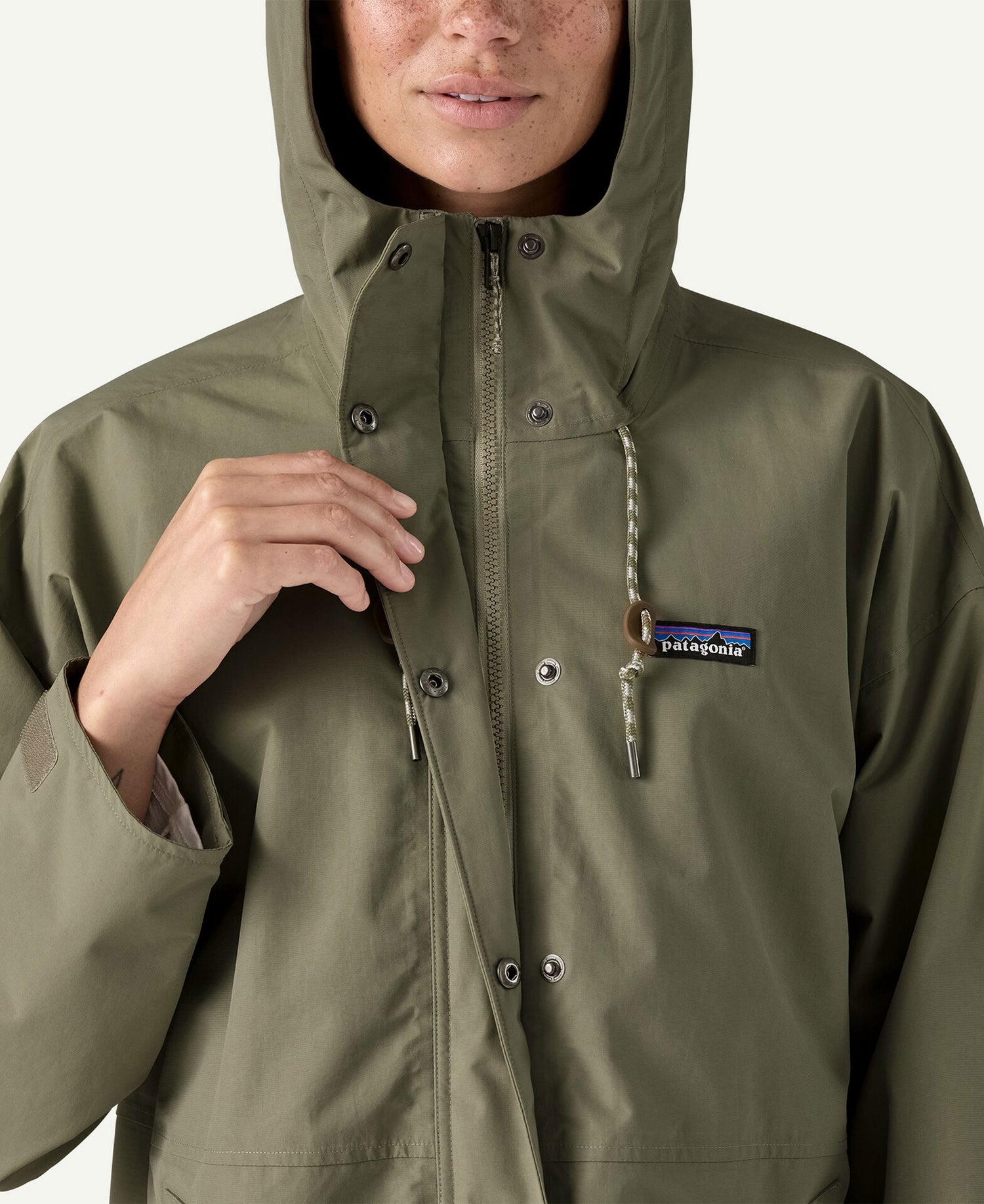 Outdoor Everyday Rain Jacket - River Rock Green