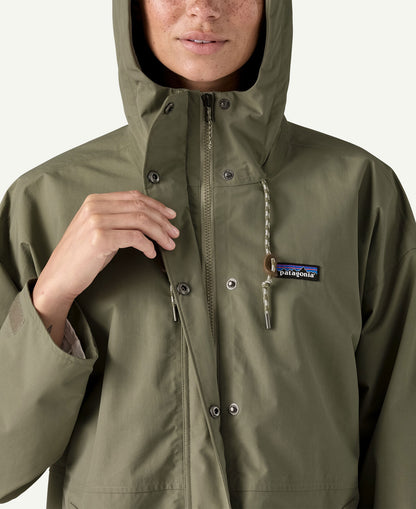 Outdoor Everyday Rain Jacket - River Rock Green